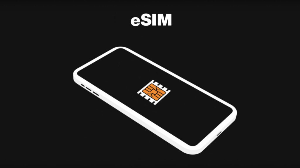 Le eSIM est directement intégré au téléphone ou à un autre apareil // Source : Orange Le eSIM est directement intégré au téléphone ou à un autre apareil // Source : Orange