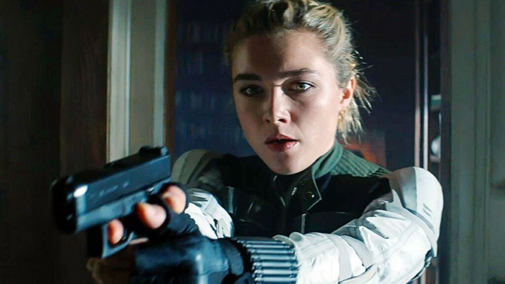 Florence Pugh dans Black Widow. // Source : Marvel Florence Pugh dans Black Widow. // Source : Marvel