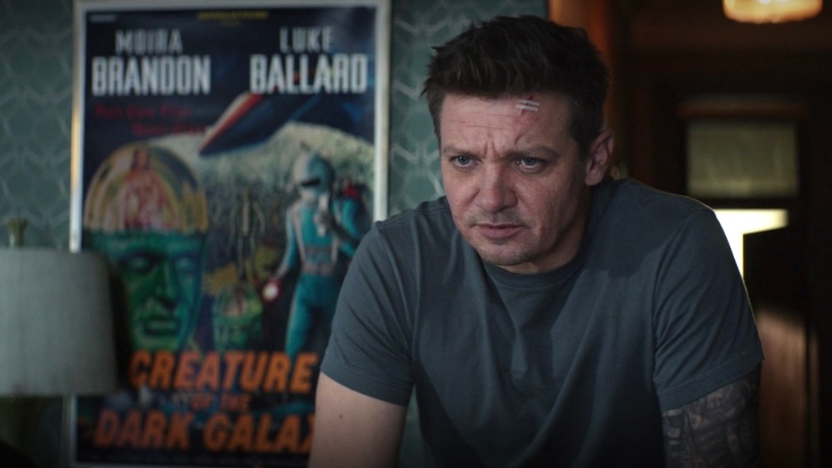 Une capture d'écran de Hawkeye (S01E02) // Source : Disney+ Une capture d'écran de Hawkeye (S01E02) // Source : Disney+