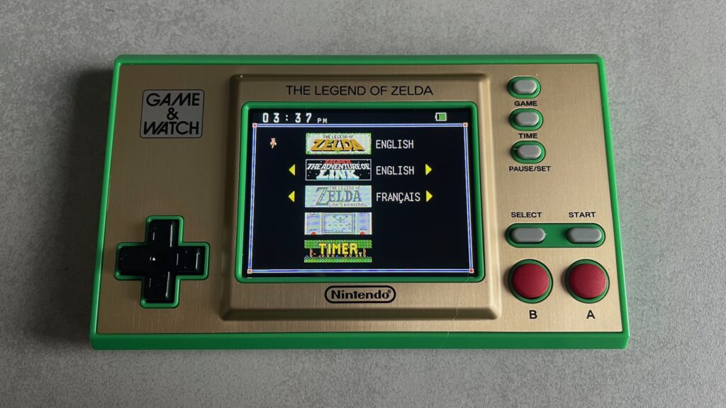 Les jeux de la Game & Watch Zelda // Source : Maxime Claudel pour Numerama Les jeux de la Game & Watch Zelda // Source : Maxime Claudel pour Numerama