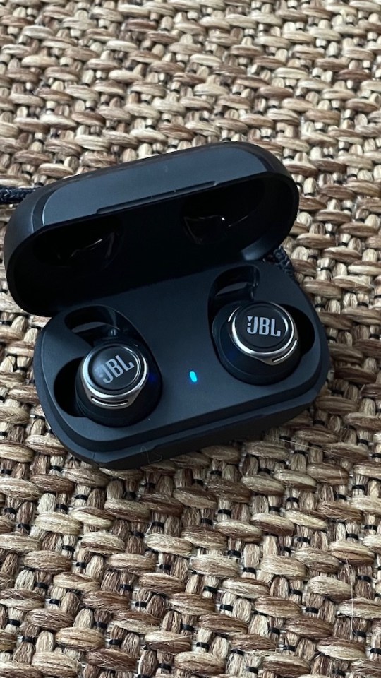 Les écouteurs JBL Reflect Flow Pro dans leur boîtier // Source : Maxime Claudel pour Numerama Les écouteurs JBL Reflect Flow Pro dans leur boîtier // Source : Maxime Claudel pour Numerama