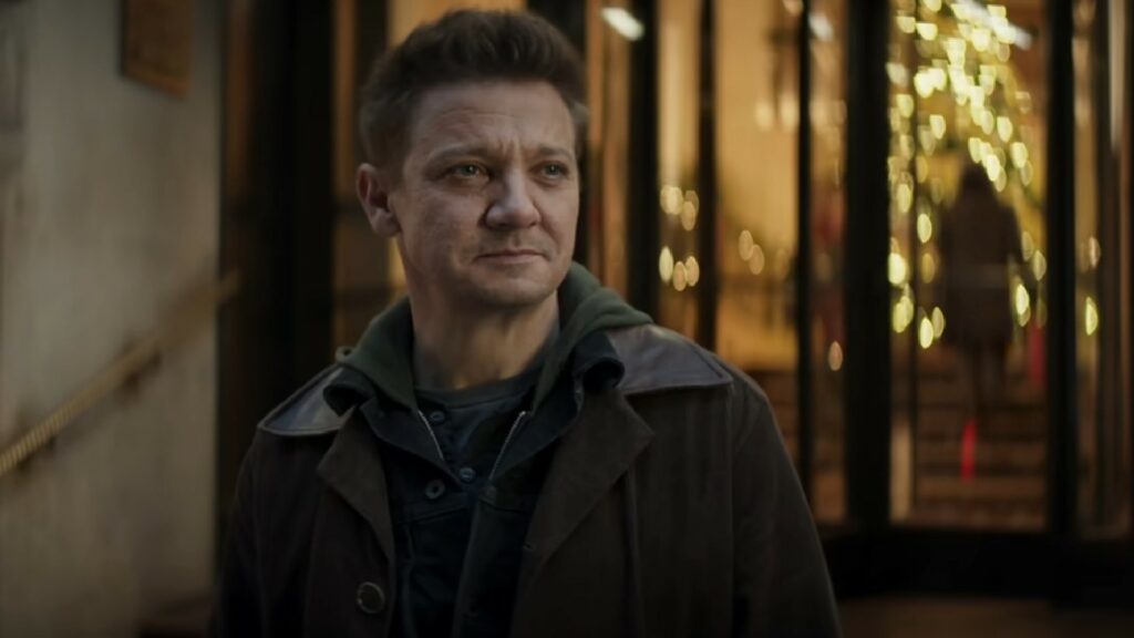 Jeremy Renner en Hawkeye. // Source : Disney+ Jeremy Renner en Hawkeye. // Source : Disney+