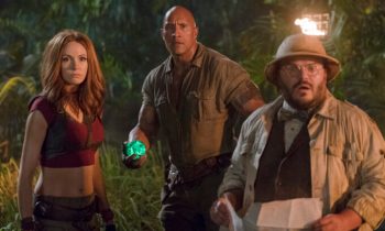 Karen Gillan, Dwayne Johnson and Jack Black star in JUMANJI: WELCOME TO THE JUNGLE. Karen Gillan, Dwayne Johnson and Jack Black star in JUMANJI: WELCOME TO THE JUNGLE.
