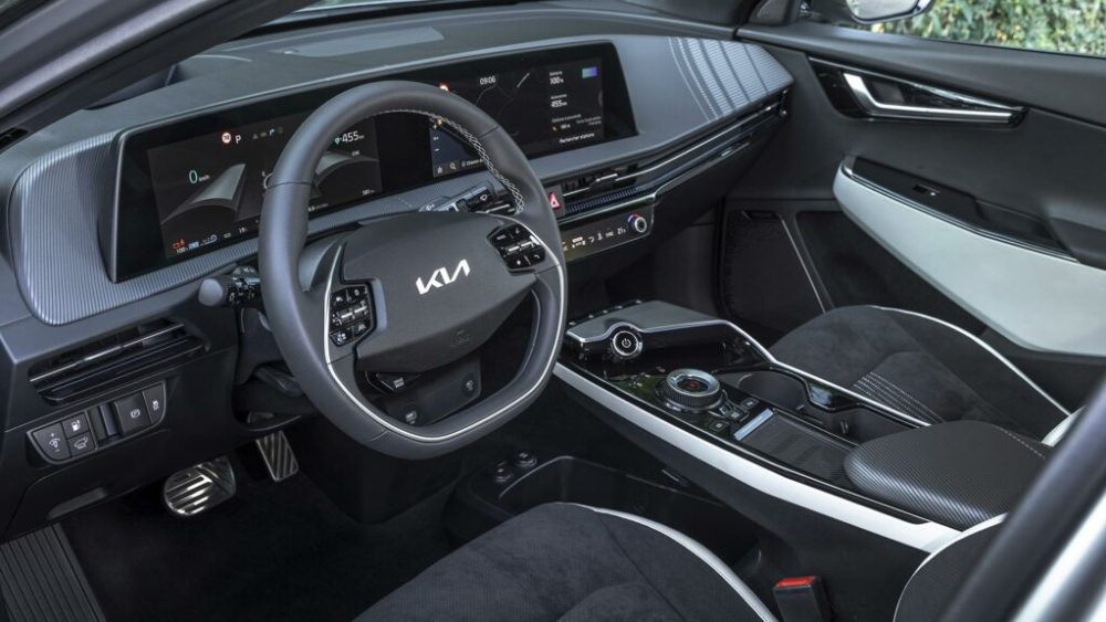 Intérieur du nouveau Kia EV6 // Source : Raphaelle Baut pour Numerama
