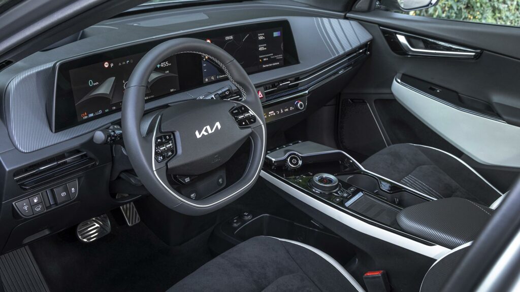 Intérieur du nouveau Kia EV6 // Source : Raphaelle Baut pour Numerama Intérieur du nouveau Kia EV6 // Source : Raphaelle Baut pour Numerama