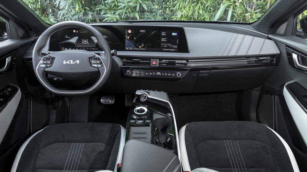 Planche de bord Kia EV6 // Source : Kia France Planche de bord Kia EV6 // Source : Kia France