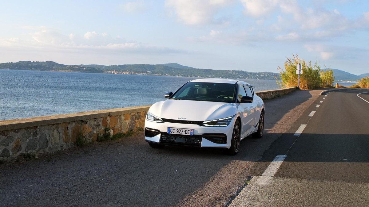 Kia EV6 // Source : Raphaelle Baut pour Numerama Kia EV6 // Source : Raphaelle Baut pour Numerama