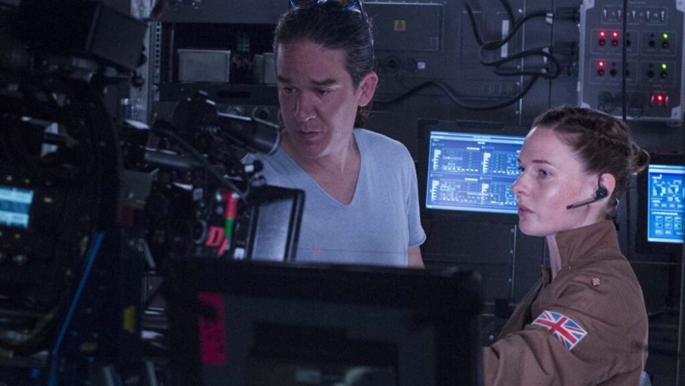 Direcotr Daniel Espinosa and Rebecca Ferguson on the set of Columbia Pictures' LIFE. Direcotr Daniel Espinosa and Rebecca Ferguson on the set of Columbia Pictures' LIFE.