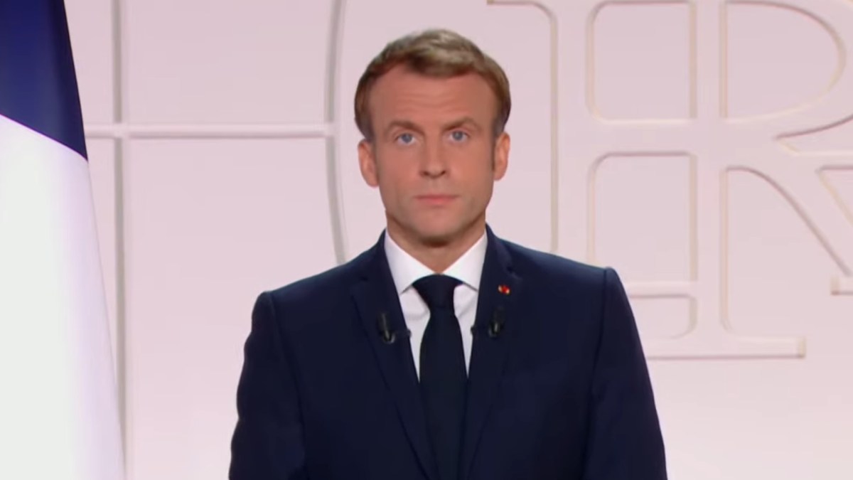 Emmanuel Macron le 9 novembre 2021. // Source : Capture d'écran YouTube Emmanuel Macron Emmanuel Macron le 9 novembre 2021. // Source : Capture d'écran YouTube Emmanuel Macron