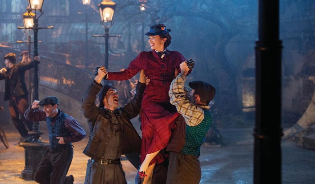 Emily Blunt is Mary Poppins in Dinsey’s original musica MARY. POPPINS RETURNS, a sequel to the 1964 MARY POPPINS which takes audiences on an entirely new adventure with the practically perfect nanny and the Banks family. Emily Blunt is Mary Poppins in Dinsey’s original musica MARY. POPPINS RETURNS, a sequel to the 1964 MARY POPPINS which takes audiences on an entirely new adventure with the practically perfect nanny and the Banks family.