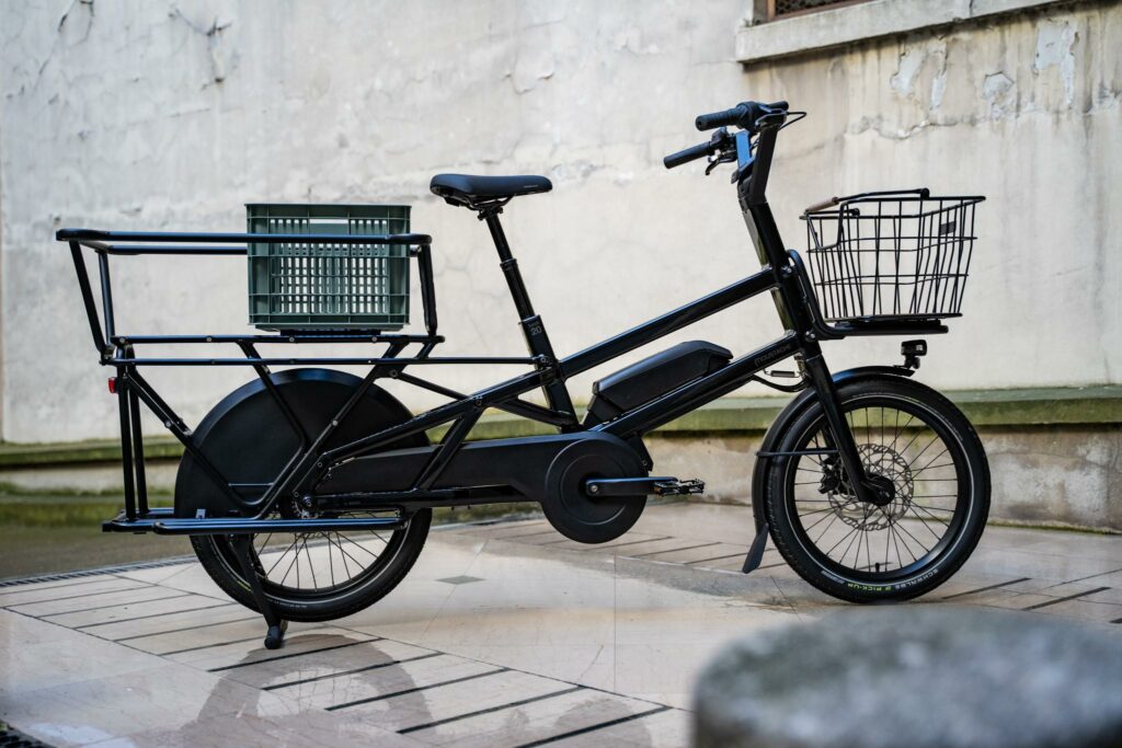 Le nouveau vélo électrique cargo de Moustache, nommé Lundi 20 // Source : Moustache / Utilisation autorisée pour Numerama Le nouveau vélo électrique cargo de Moustache, nommé Lundi 20 // Source : Moustache / Utilisation autorisée pour Numerama