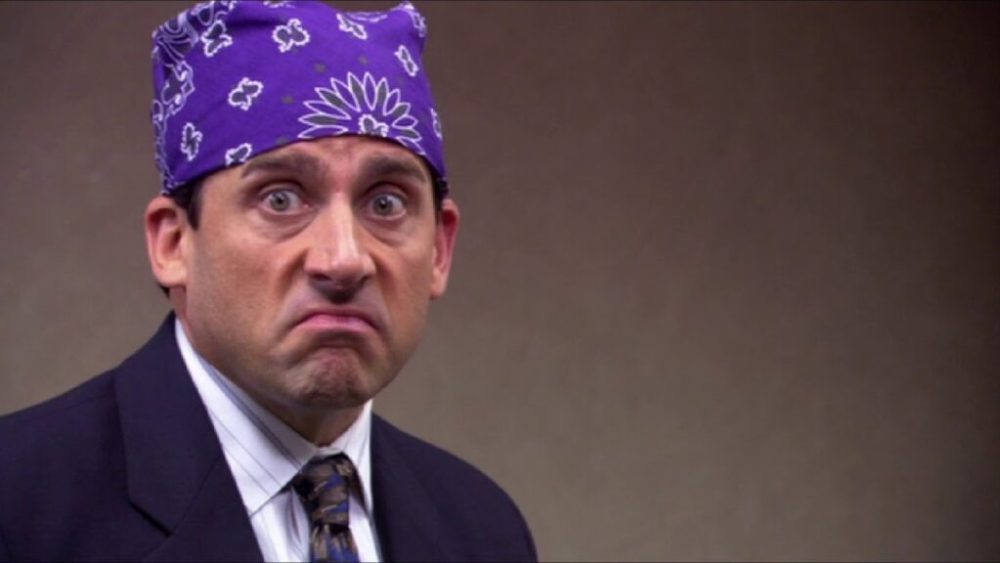 Michael "Prison Mike" Scott dans The Office // Source : Capture d'écran sur Netflix Michael "Prison Mike" Scott dans The Office // Source : Capture d'écran sur Netflix