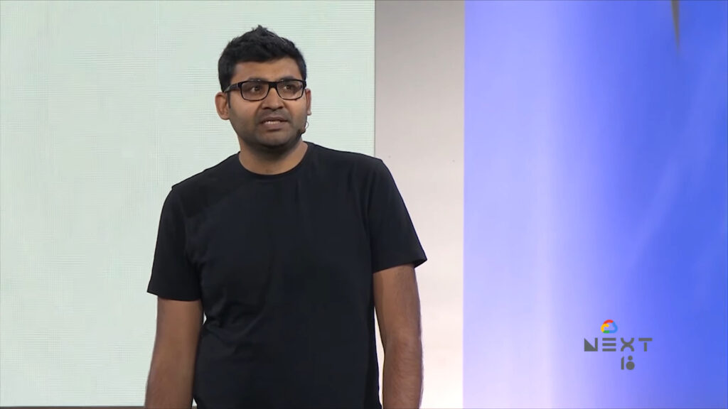 Parag Agrawal, le nouveau CEO de Twitter // Source : Google Cloud / YouTube Parag Agrawal, le nouveau CEO de Twitter // Source : Google Cloud / YouTube