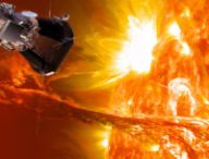 La sonde solaire Parker, illustration. // Source : Nasa (image recadrée)