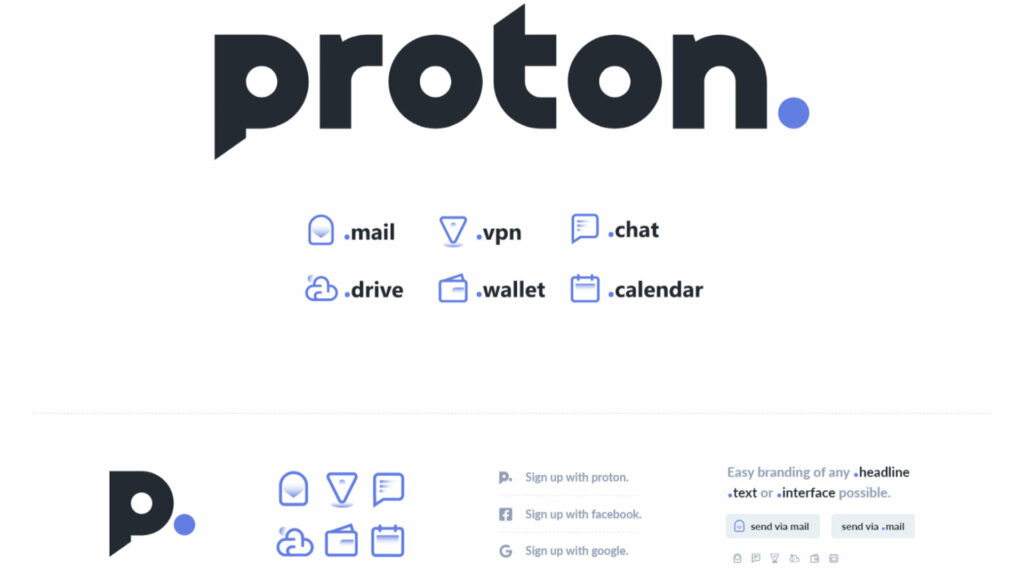 La « nouvelle » identité graphique de Proton n'en était pas vraiment une // Source : Dribbble La « nouvelle » identité graphique de Proton n'en était pas vraiment une // Source : Dribbble