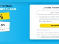 Il suffit de saisir son adresse mail pour accéder à la vente privée // Source : Bemove.
