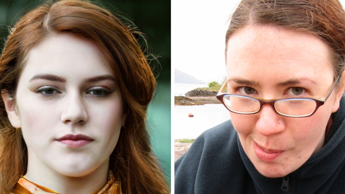 Sur le site Which Face Is Real, vous devez deviner quel visage appartient à une vraie personne. Et ça n'est pas toujours facile. // Source : Which Face Is Real Sur le site Which Face Is Real, vous devez deviner quel visage appartient à une vraie personne. Et ça n'est pas toujours facile. // Source : Which Face Is Real