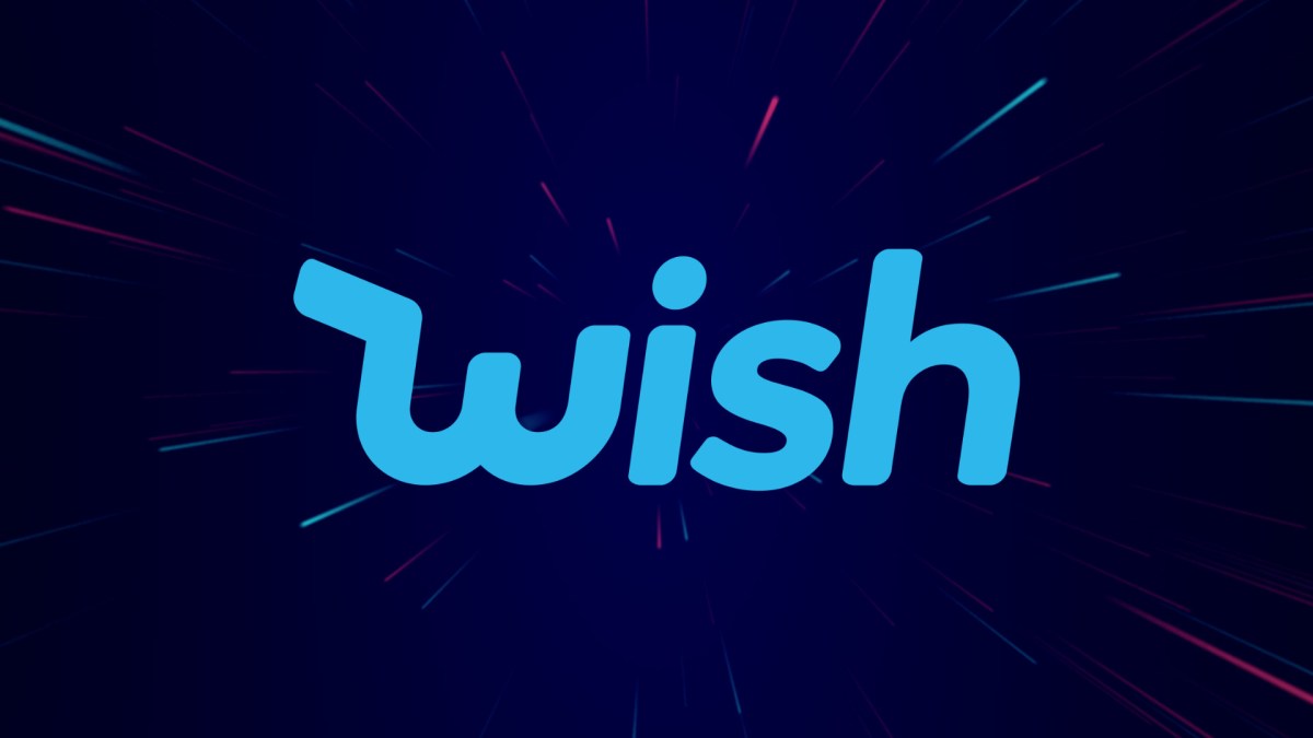 Logo de Wish. // Source : Montage, Nino Barbey pour Numerama, Wikimedia/CC/Wish Logo de Wish. // Source : Montage, Nino Barbey pour Numerama, Wikimedia/CC/Wish