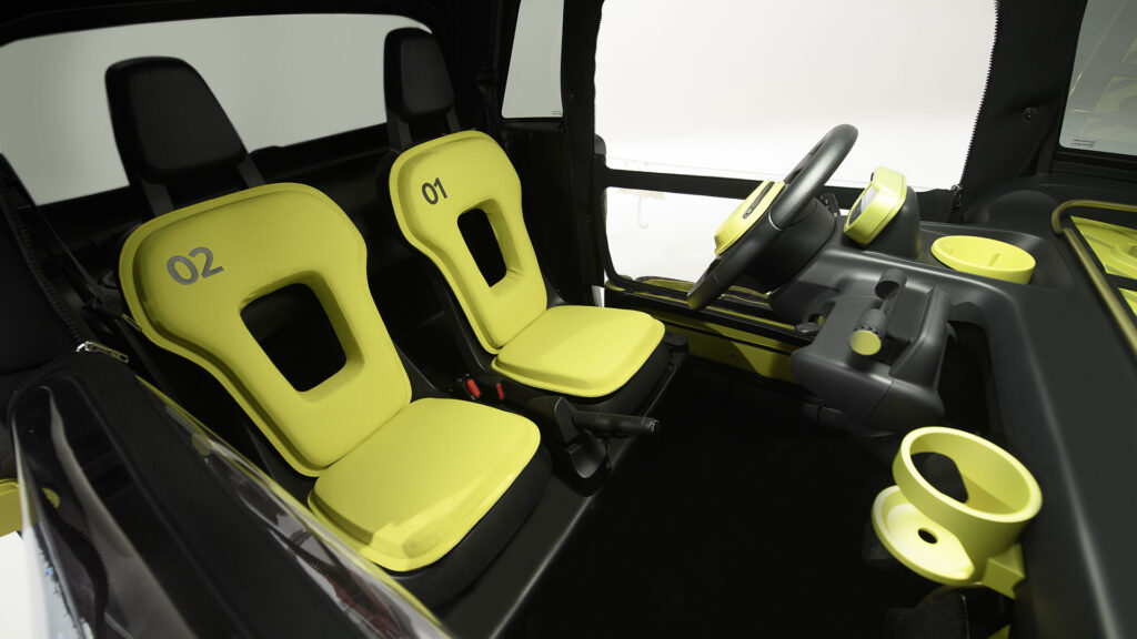 Intérieur Citroën MY AMI Buggy Concept // Source : Citroën Intérieur Citroën MY AMI Buggy Concept // Source : Citroën