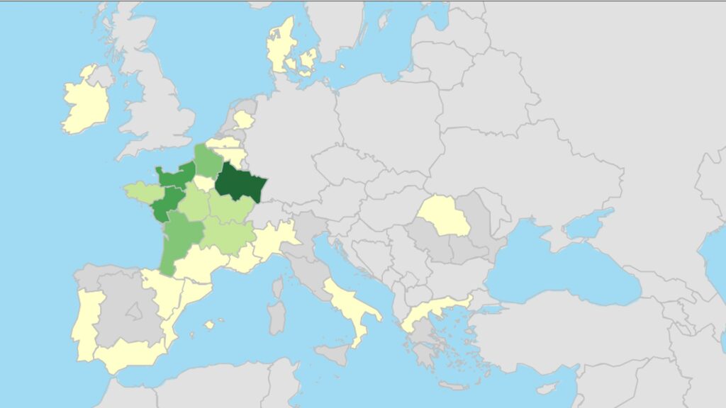 La France est en tête dans ce projet européen de plantation d'arbres. // Source : Commission européenne La France est en tête dans ce projet européen de plantation d'arbres. // Source : Commission européenne