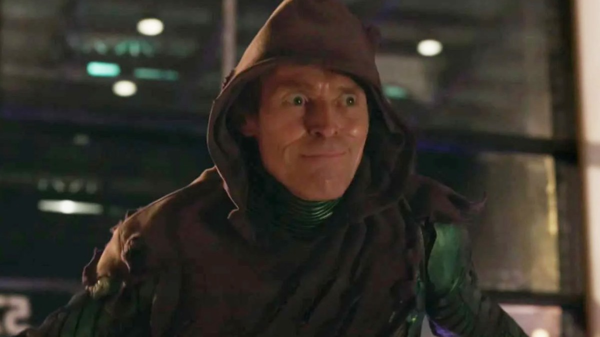 Willem Dafoe en Bouffon Vert dans No Way Home. // Source : Marvel Willem Dafoe en Bouffon Vert dans No Way Home. // Source : Marvel