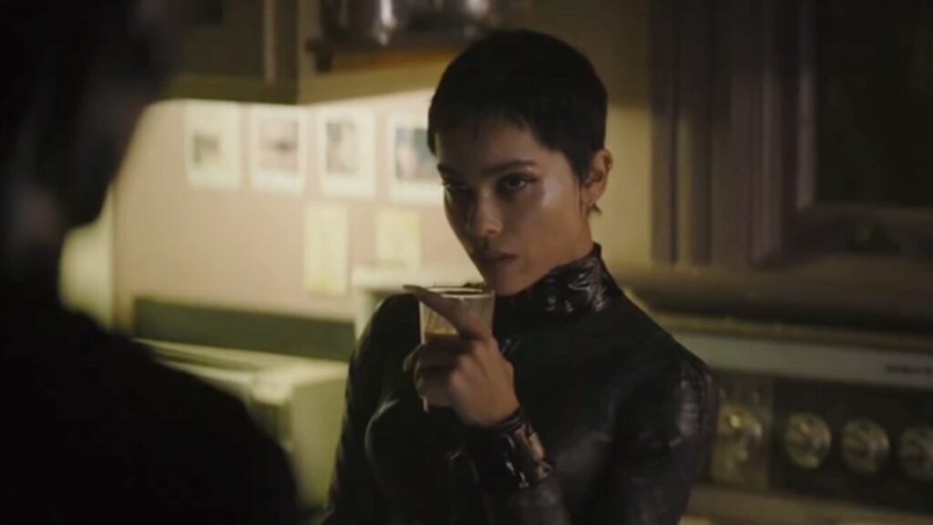 Zoe Kravitz en Selina Kyle // Source : Capture/Warner Zoe Kravitz en Selina Kyle // Source : Capture/Warner