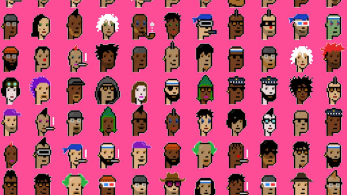 Il existe 10 000 NFT CrytpoPunks // Source : Larva Labs Il existe 10 000 NFT CrytpoPunks // Source : Larva Labs