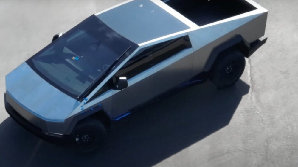 Le Cybertruck de Tesla aura des rétroviseurs. // Source : Capture YouTube Chile AI100 Le Cybertruck de Tesla aura des rétroviseurs. // Source : Capture YouTube Chile AI100