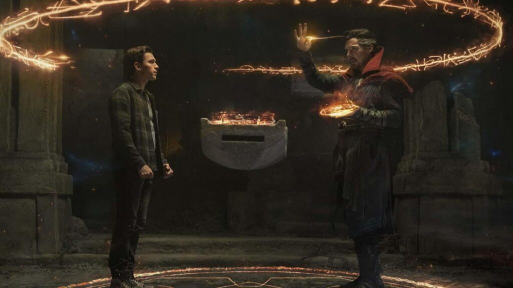 Peter Parker et Stephen Strange. // Source : Marvel/Sony Peter Parker et Stephen Strange. // Source : Marvel/Sony