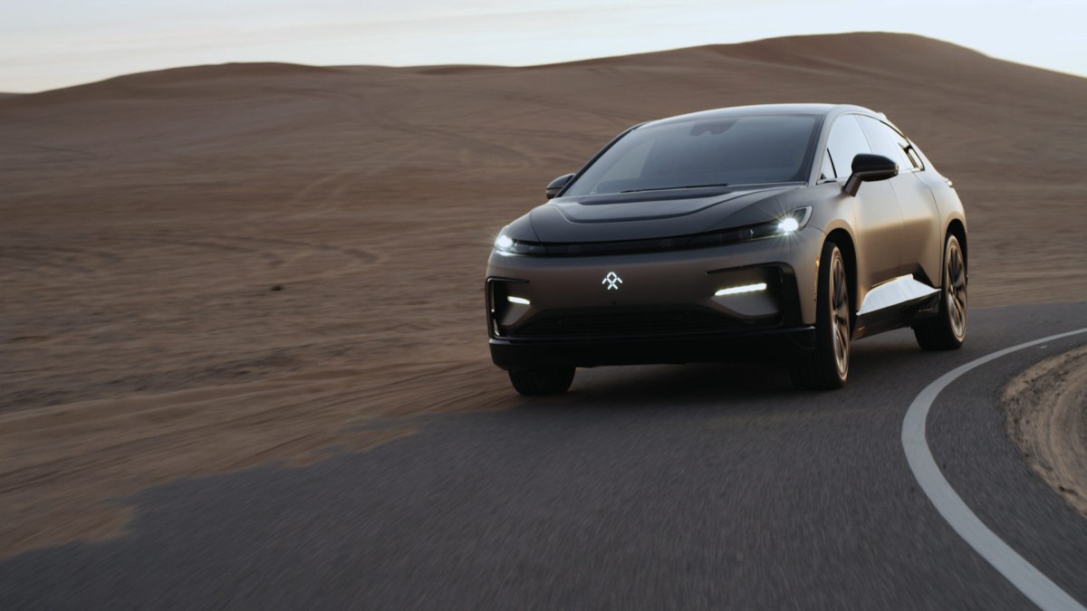 Faraday Future FF91 en test // Source : Faraday Future Faraday Future FF91 en test // Source : Faraday Future