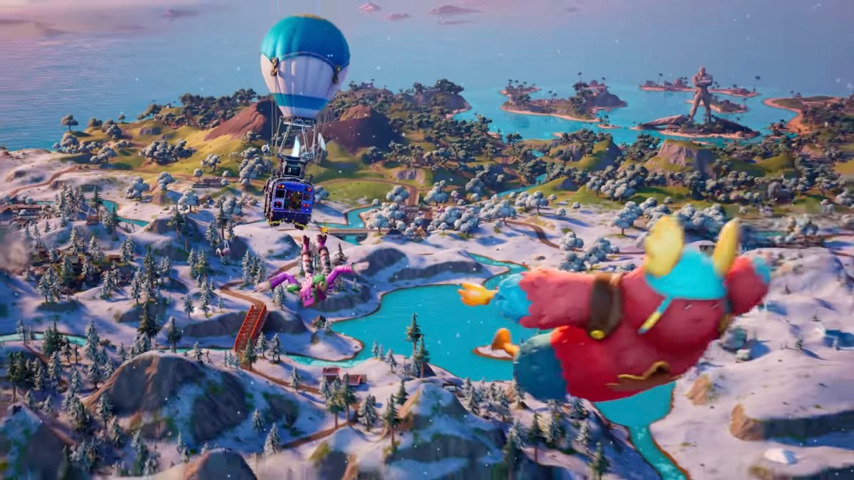 Une partie de la nouvelle île du chapitre 3 // Source : YouTube/Fortnite Une partie de la nouvelle île du chapitre 3 // Source : YouTube/Fortnite