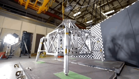 Le prototype qui "chute"  // Source : Nasa