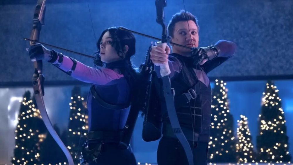 Kate Bishop et Clint Barton dans Hawkeye. // Source : Marvel/Disney+