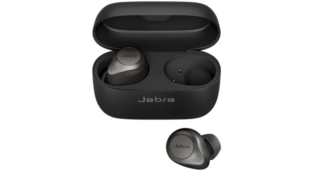 Les écouteurs sans fil Jabra Elite 85T.