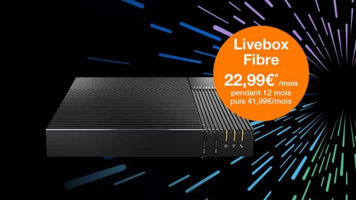 Illustration offre Livebox Fibre // Source : Orange Illustration offre Livebox Fibre // Source : Orange