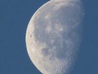 Lune gibbeuse. // Source : Flickr/CC/Jim Champion (photo recadrée)