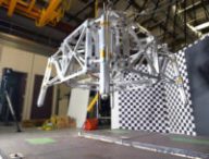 Le prototype d'atterrisseur. // Source : NASA/JPL-Caltech