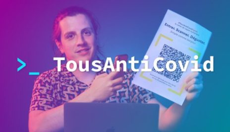 Certains impriment leur QR Code en grand. // Source : Photo Numerama