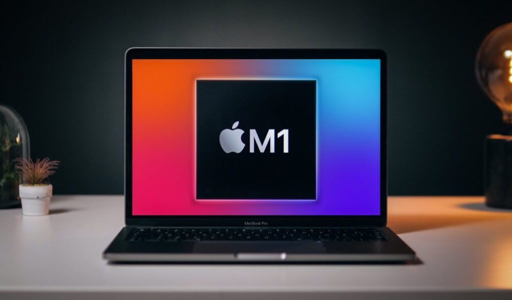 La puce M1 est la première puce Apple Silicon pour Mac. // Source : Image Numerama La puce M1 est la première puce Apple Silicon pour Mac. // Source : Image Numerama
