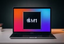 La puce M1 est la première puce Apple Silicon pour Mac. // Source : Image Numerama La puce M1 est la première puce Apple Silicon pour Mac. // Source : Image Numerama
