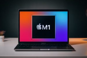 La puce M1 est la première puce Apple Silicon pour Mac. // Source : Image Numerama La puce M1 est la première puce Apple Silicon pour Mac. // Source : Image Numerama