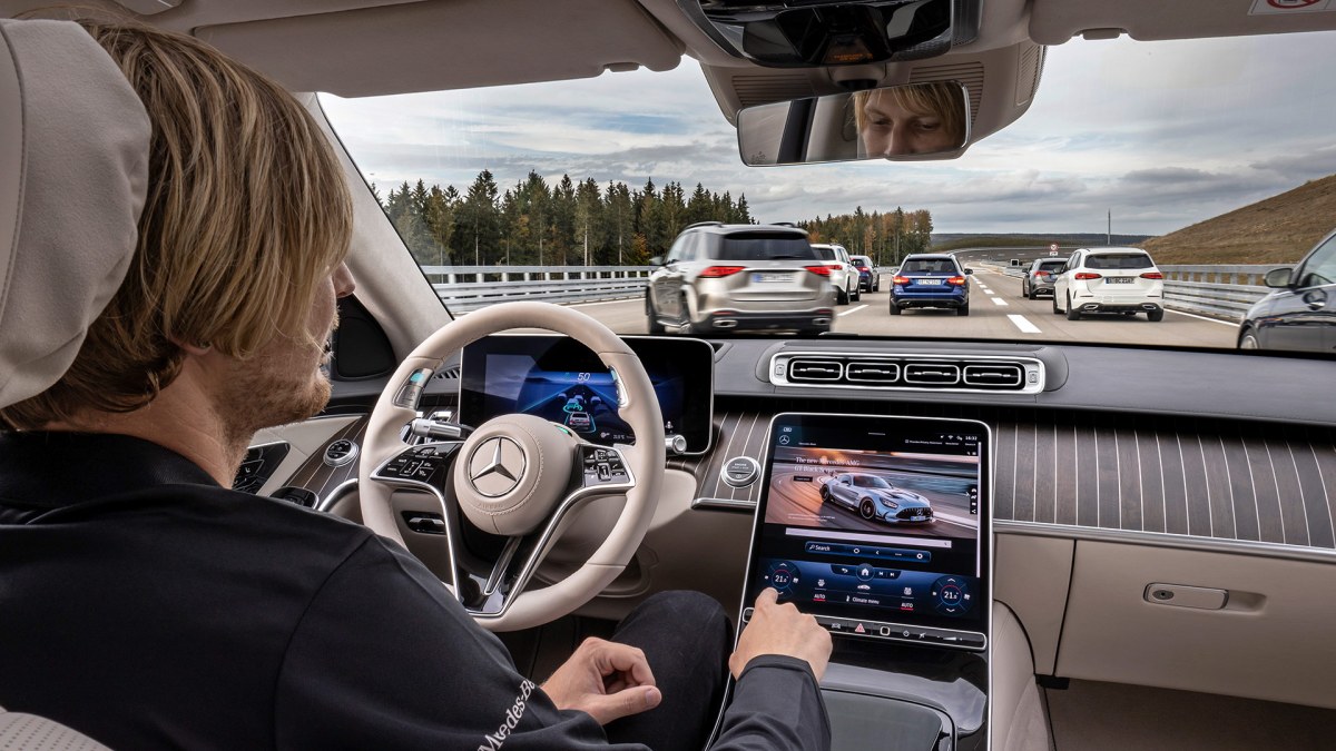 Mercedes drive pilot - conduite autonome // Source : Mercedes Benz Mercedes drive pilot - conduite autonome // Source : Mercedes Benz
