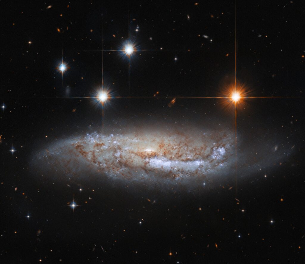 La galaxie NGC 3568, un cliché pris par Hubble. // Source : Nasa La galaxie NGC 3568, un cliché pris par Hubble. // Source : Nasa