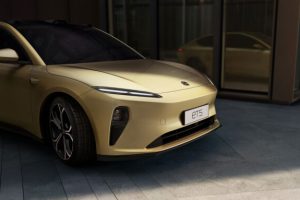 Face avant du Nio ET5 // Source : Nio Face avant du Nio ET5 // Source : Nio