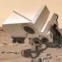 Perseverance observant une roche sur Mars. // Source : NASA/JPL-Caltech/Thomas Appéré (photo recadrée) Perseverance observant une roche sur Mars. // Source : NASA/JPL-Caltech/Thomas Appéré (photo recadrée)