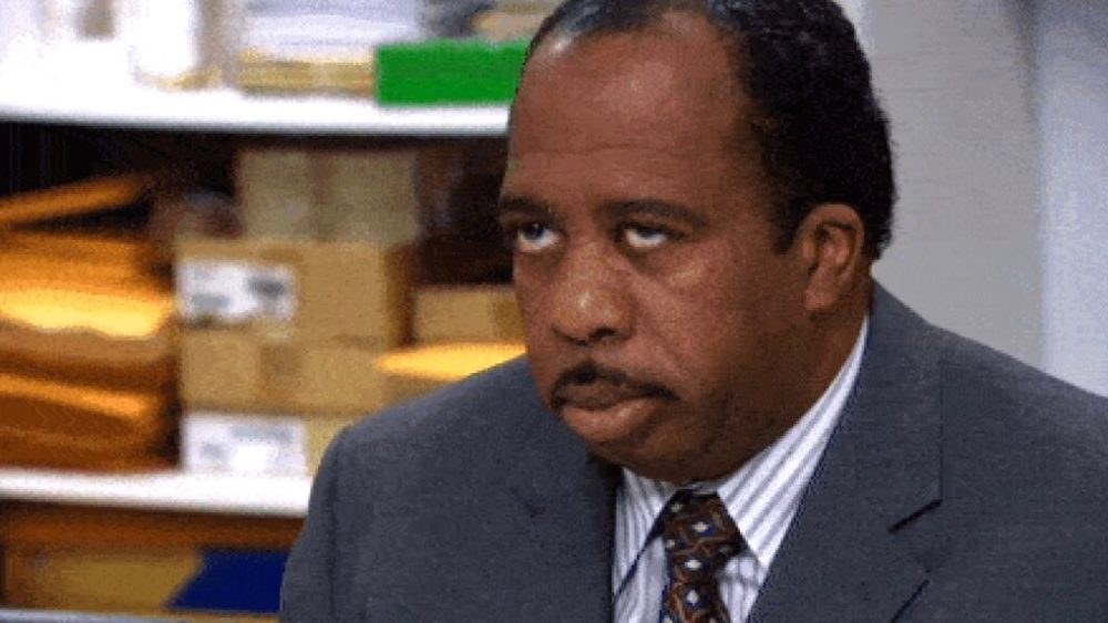 Stanley dans The Office // Source : Capture d'écran Netflix Stanley dans The Office // Source : Capture d'écran Netflix