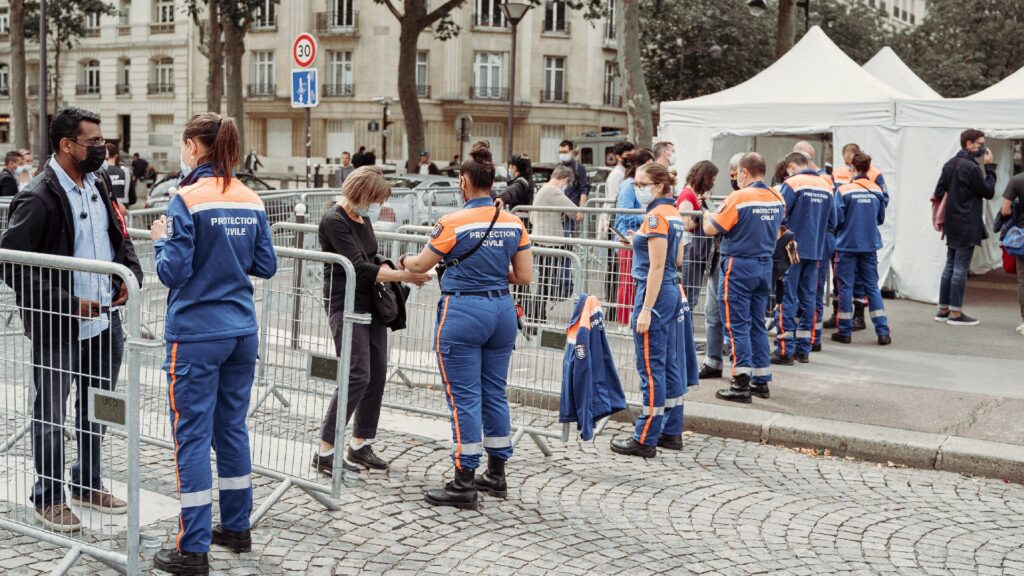 Centre de vaccination contre le covid. // Source : Unsplash Centre de vaccination contre le covid. // Source : Unsplash