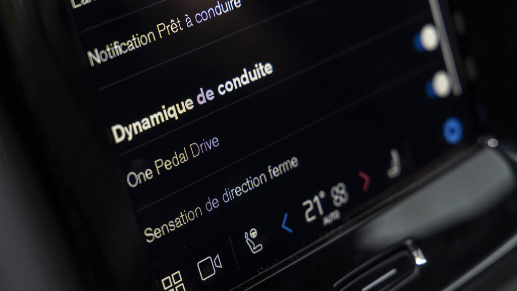 Mode One Pedal du Volvo C40 // Source : Volvo