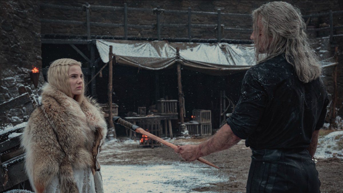 Geralt et Ciri dans la saison 2 de The Witcher. // Source : Netflix Geralt et Ciri dans la saison 2 de The Witcher. // Source : Netflix