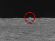 La forme étrange repérée par Yutu 2 sur la Lune. // Source : CNSA/Our Space, via Twitter @AJ_FI